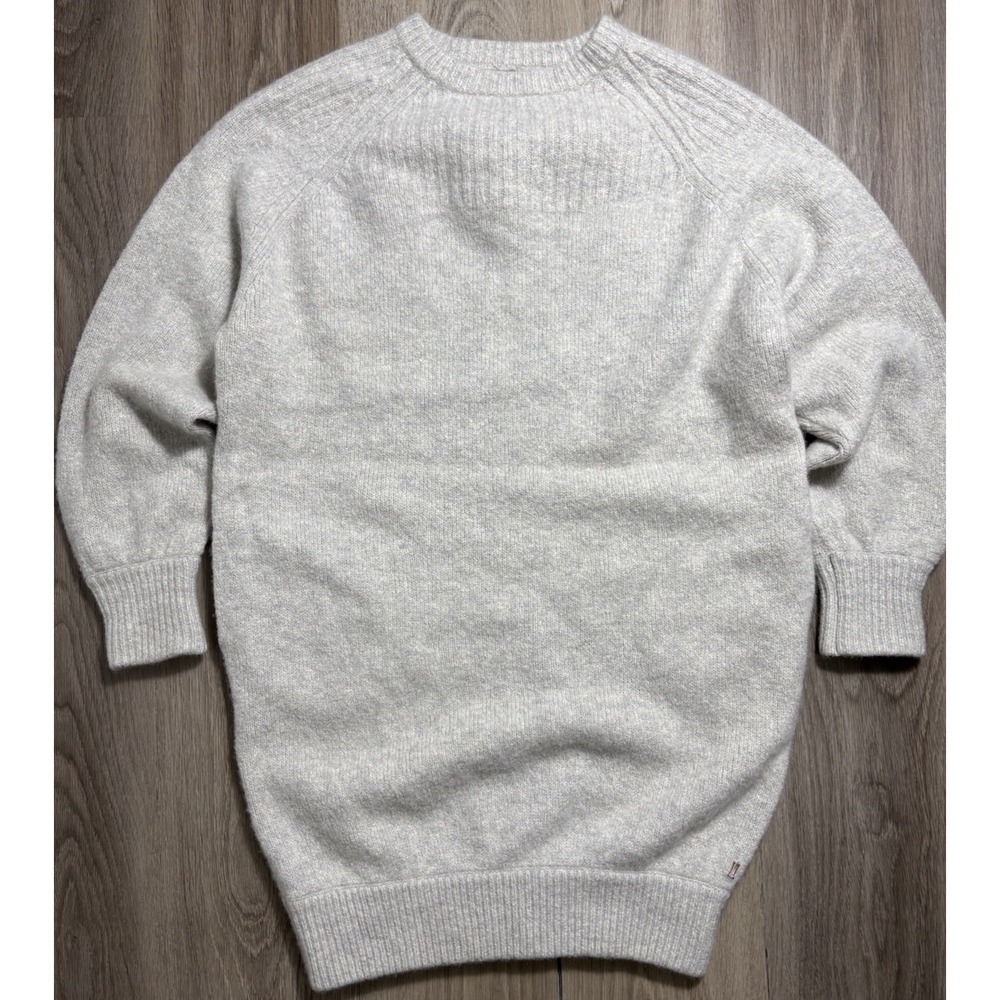 Kit And Ace Women's Chunky Cashmere Boyfriend Fit Long Sweater Comfy‎ Gray S/M